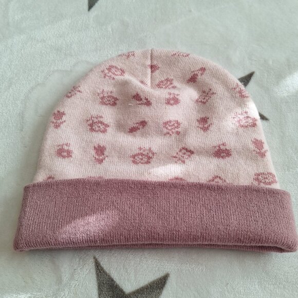 2020 Animal Crossing Herizons Stocking Cap Beanie Celeste Pink Owl‎ Flowers Hat - Picture 4 of 7